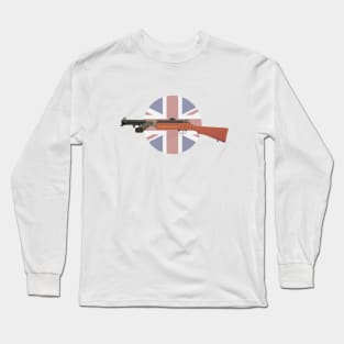 British WW2 Lanchester Submachine Gun Long Sleeve T-Shirt